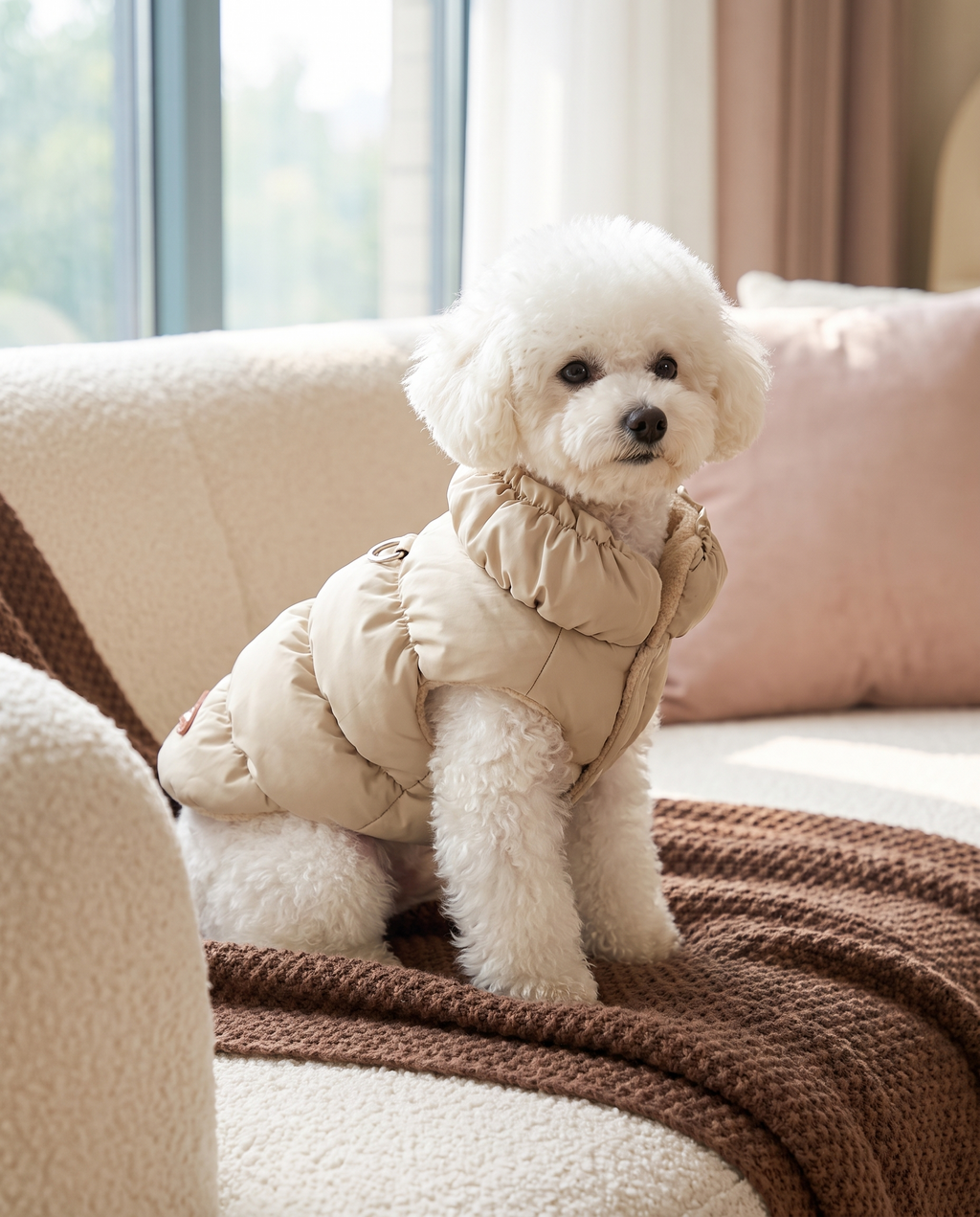 The Mini Puffer in Latte